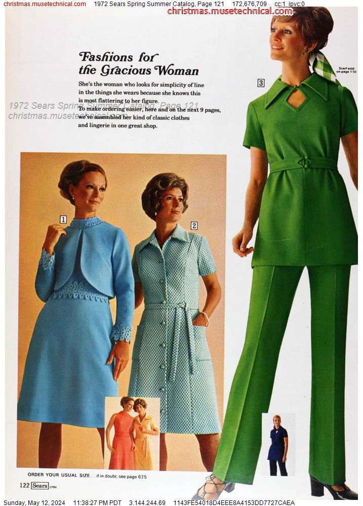 1972 Sears Spring Summer Catalog, Page 121