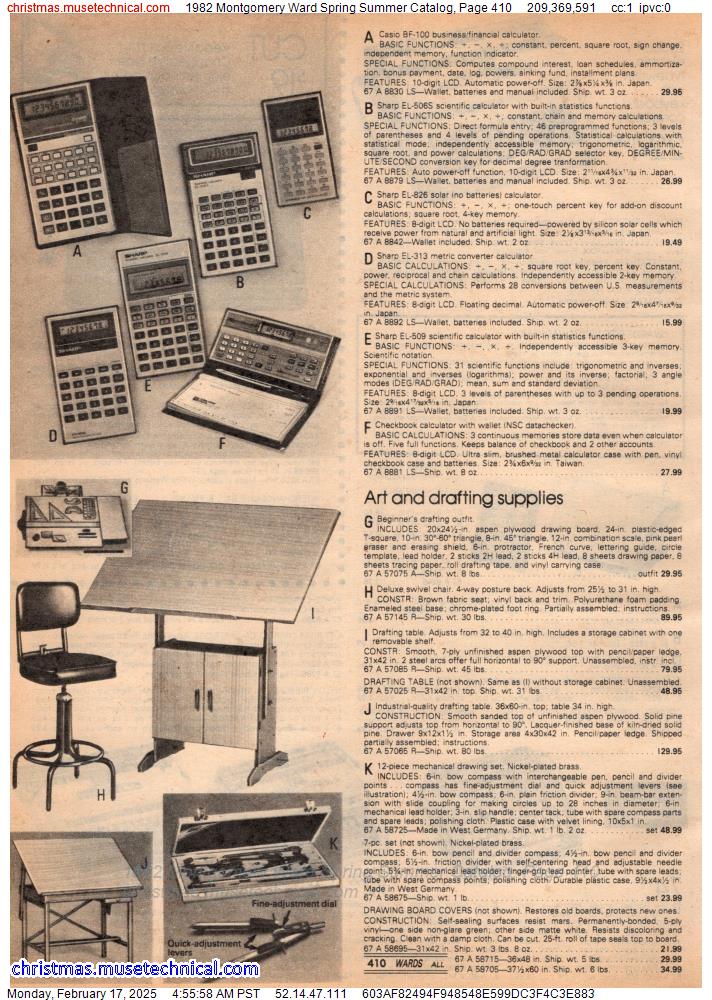 1982 Montgomery Ward Spring Summer Catalog, Page 410