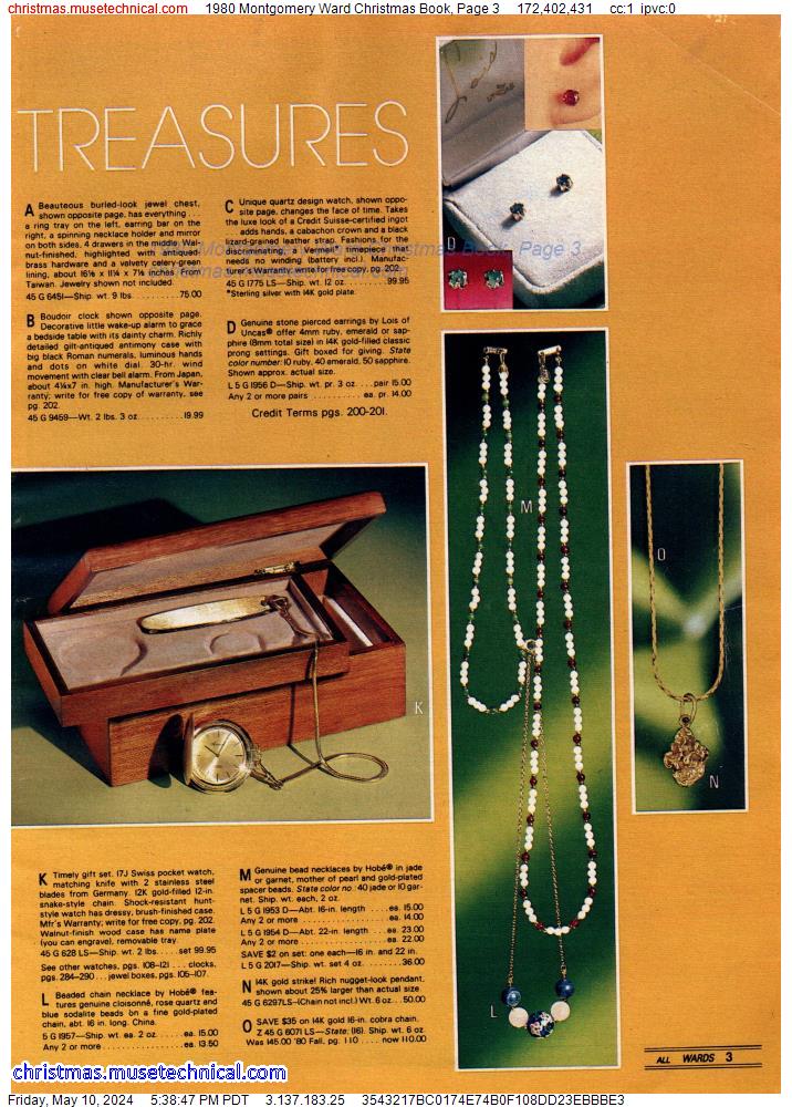 1980 Montgomery Ward Christmas Book, Page 3