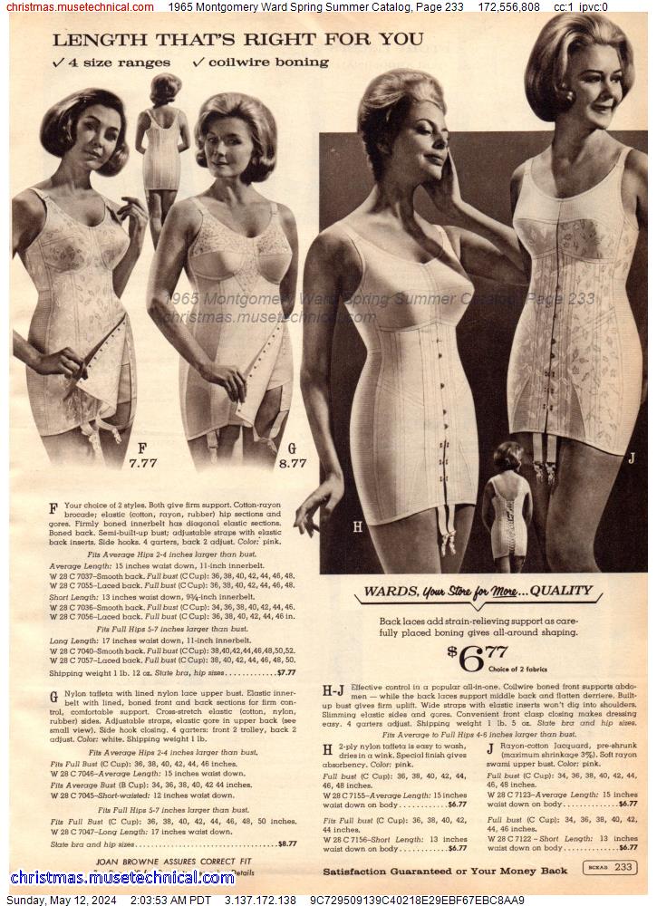 1965 Montgomery Ward Spring Summer Catalog, Page 233