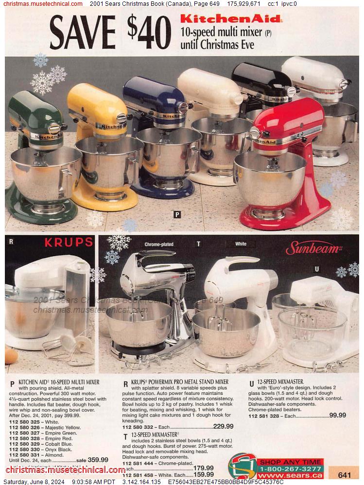 2001 Sears Christmas Book (Canada), Page 649