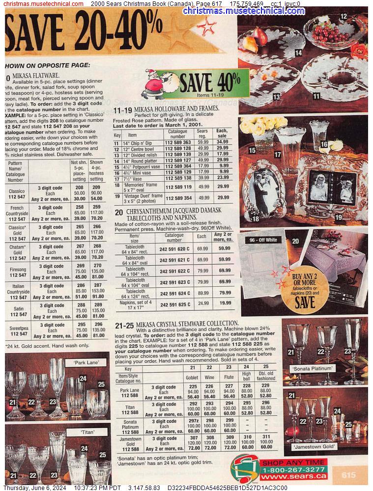 2000 Sears Christmas Book (Canada), Page 617