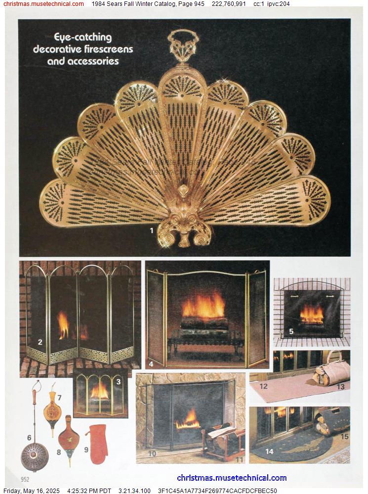 1984 Sears Fall Winter Catalog, Page 945