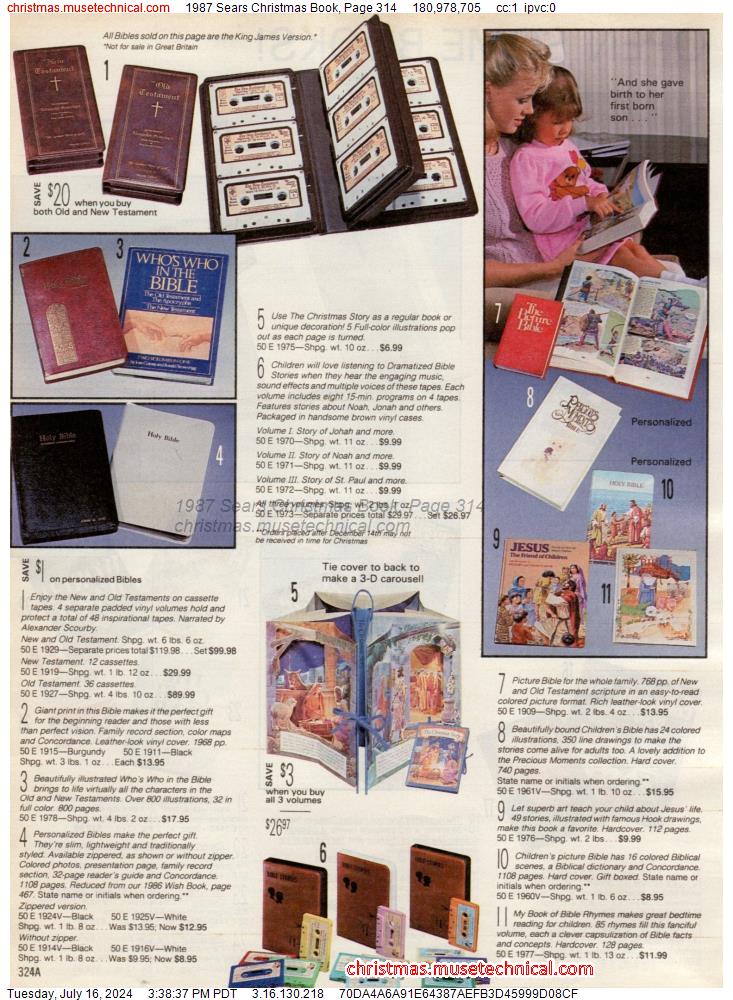 1987 Sears Christmas Book, Page 314
