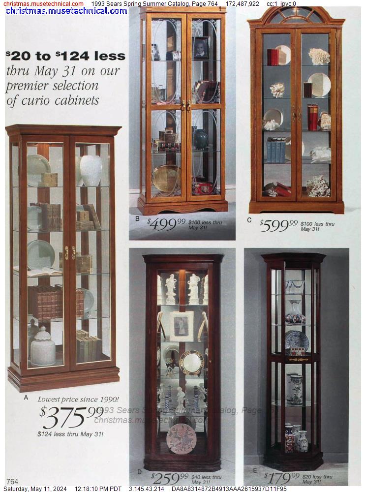 1993 Sears Spring Summer Catalog, Page 764