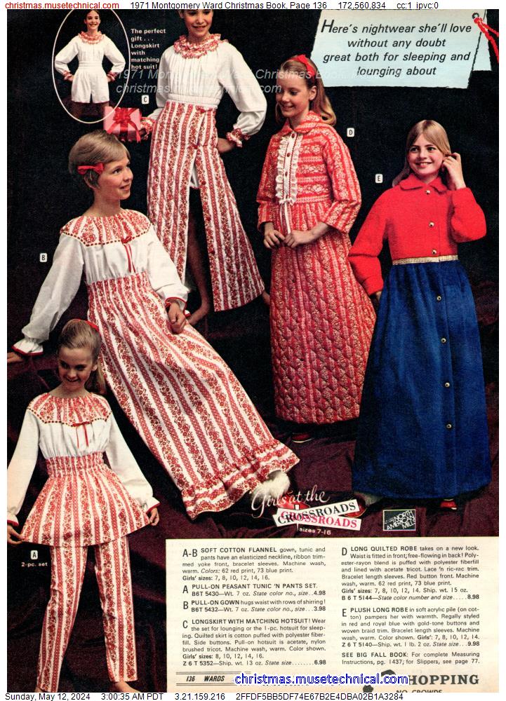 1971 Montgomery Ward Christmas Book, Page 136
