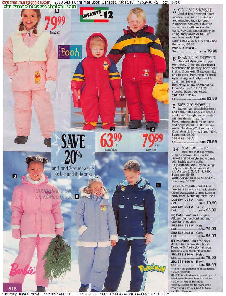 2000 Sears Christmas Book (Canada), Page 516