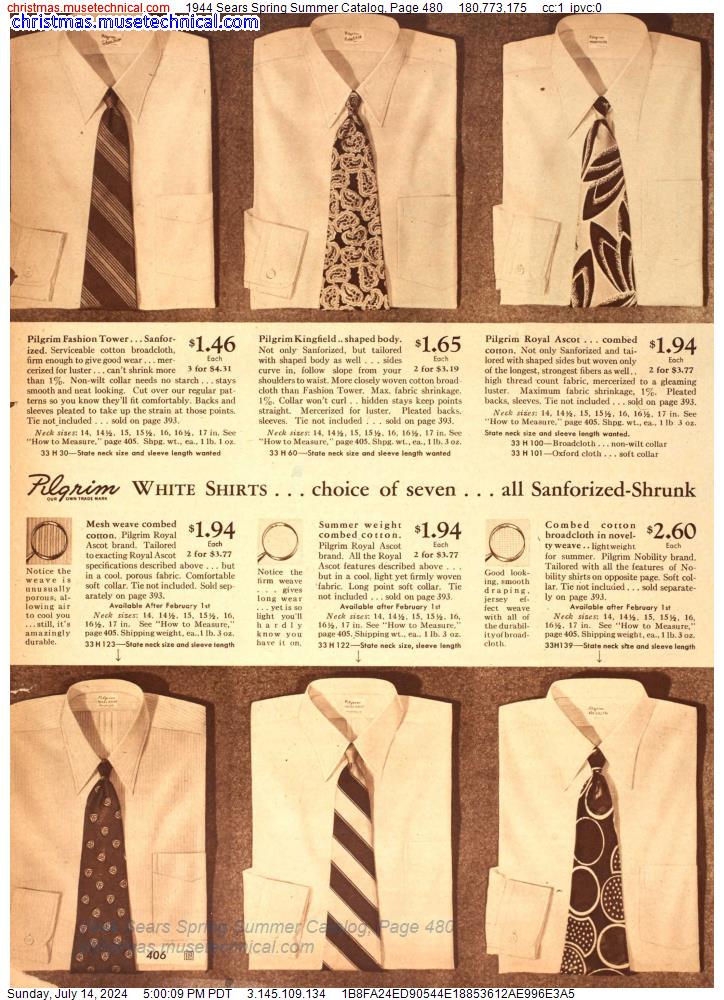 1944 Sears Spring Summer Catalog, Page 480