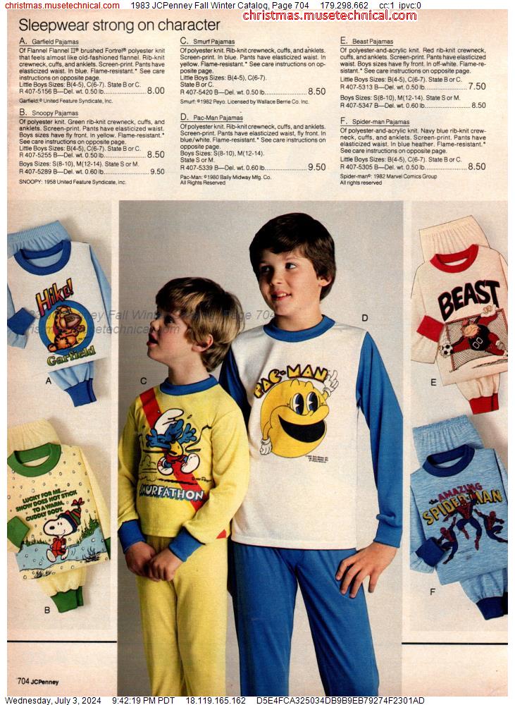 1983 JCPenney Fall Winter Catalog, Page 704