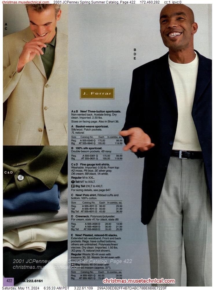 2001 JCPenney Spring Summer Catalog, Page 422