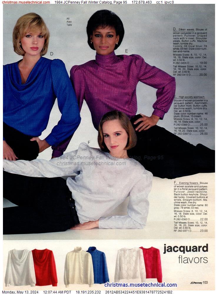 1984 JCPenney Fall Winter Catalog, Page 95