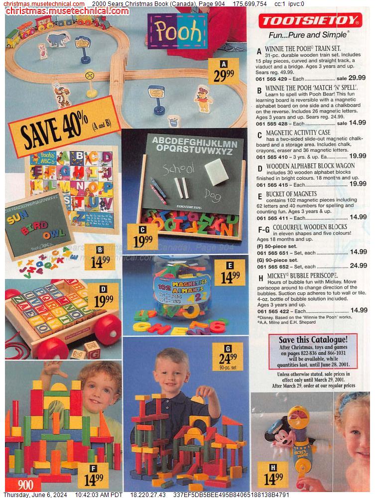 2000 Sears Christmas Book (Canada), Page 904