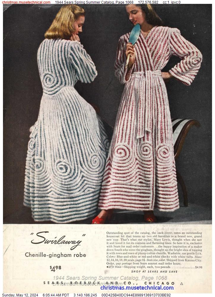 1944 Sears Spring Summer Catalog, Page 1068