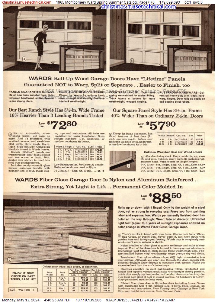 1965 Montgomery Ward Spring Summer Catalog, Page 676