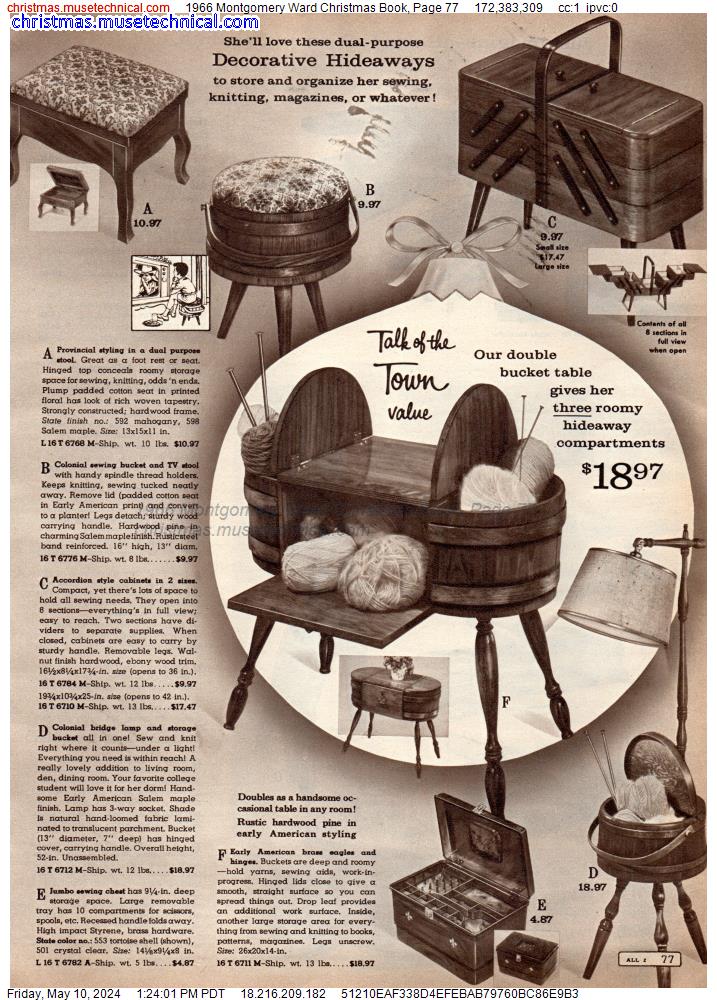 1966 Montgomery Ward Christmas Book, Page 77