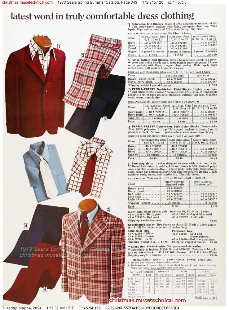1973 Sears Spring Summer Catalog, Page 343