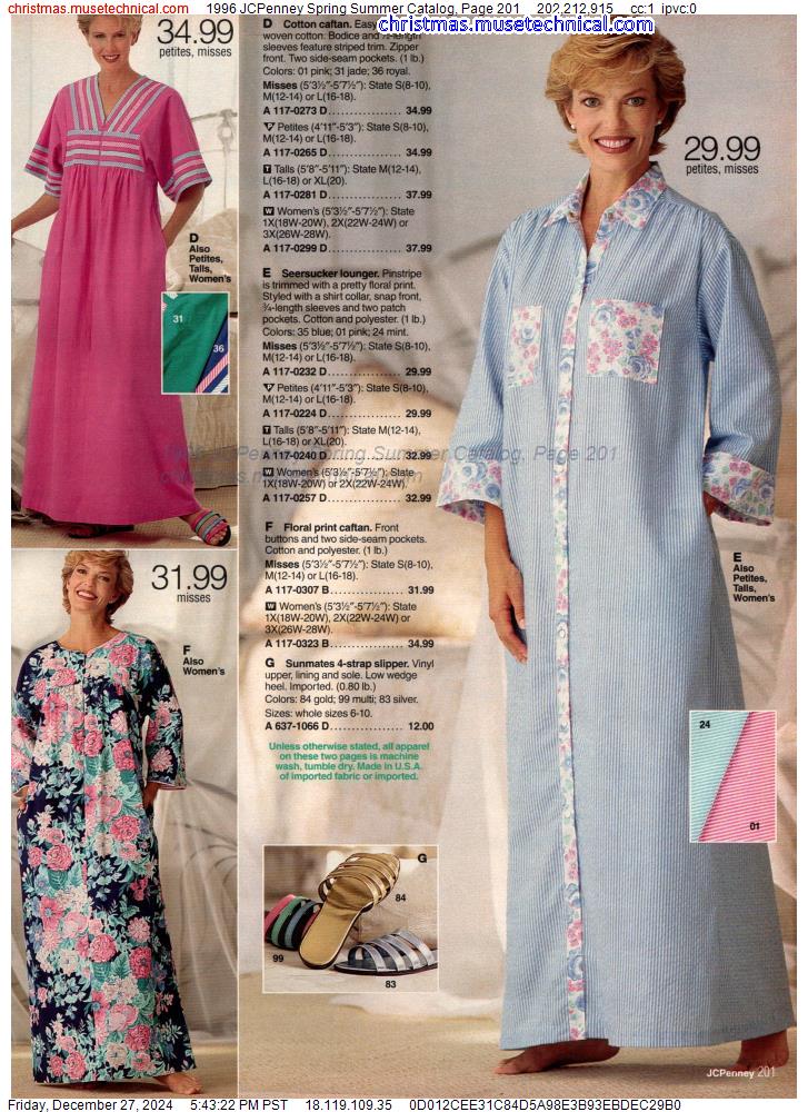 1996 JCPenney Spring Summer Catalog, Page 201