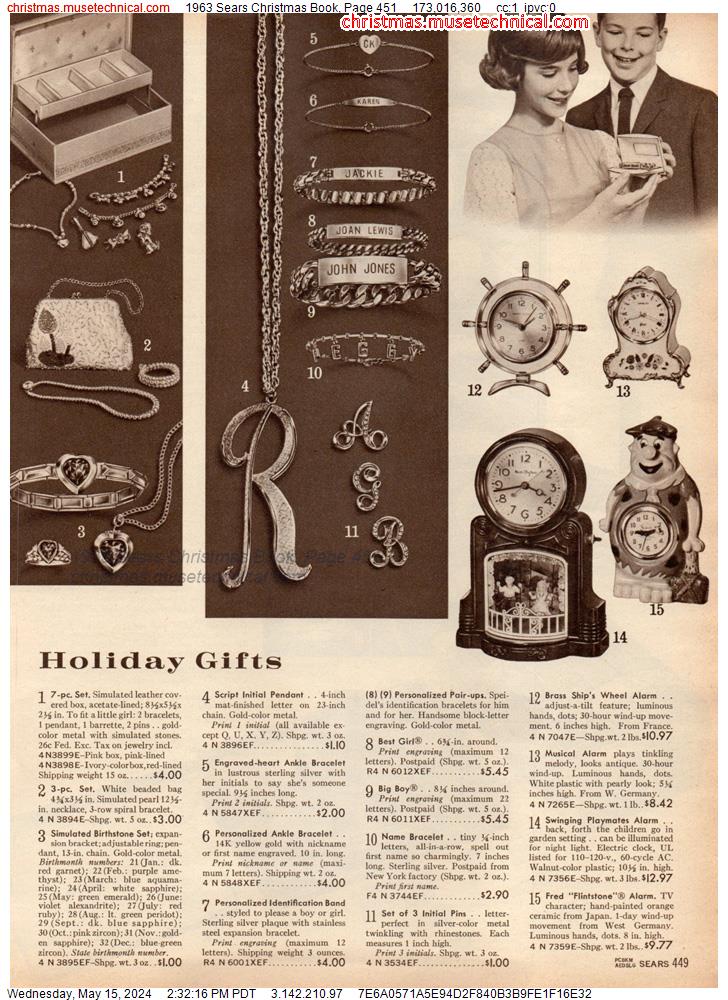1963 Sears Christmas Book, Page 451