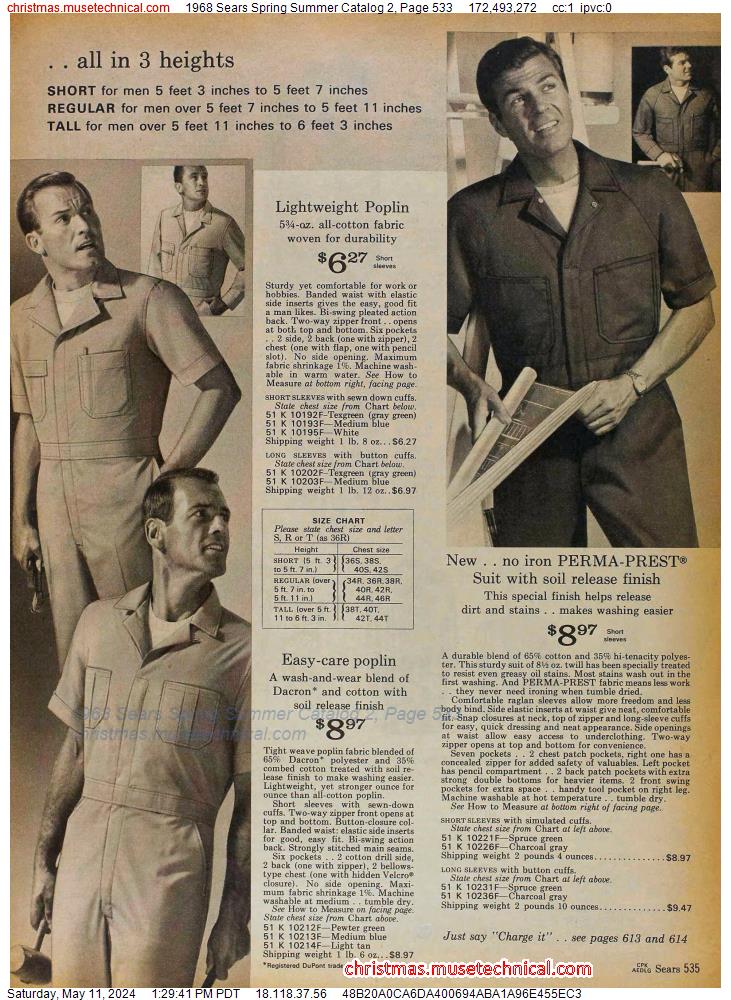 1968 Sears Spring Summer Catalog 2, Page 533