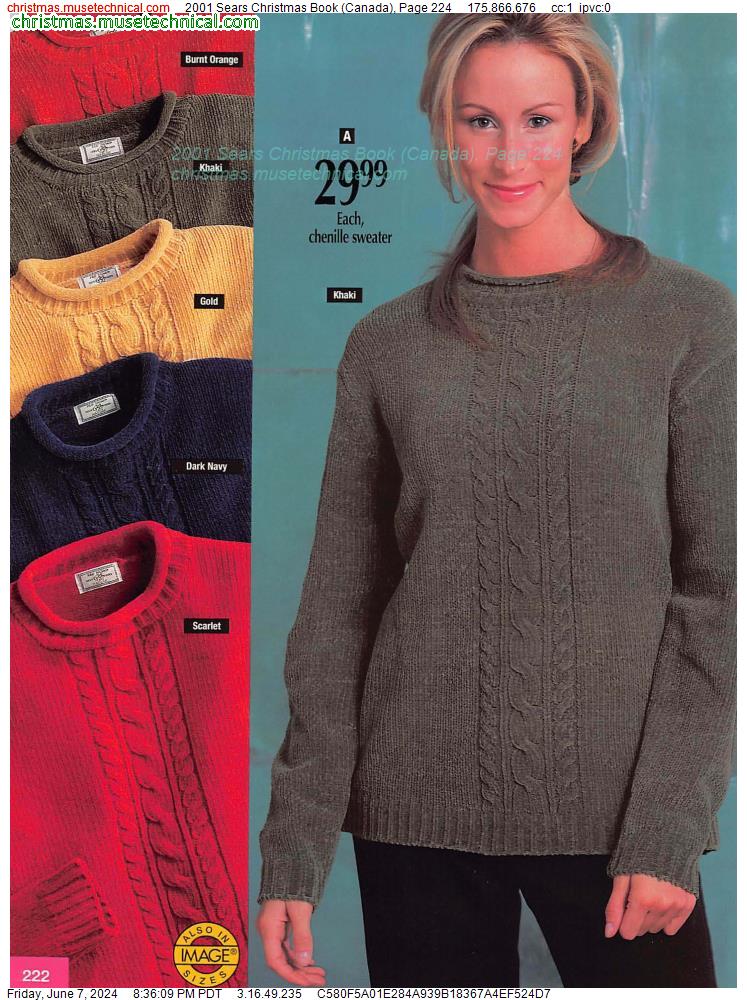 2001 Sears Christmas Book (Canada), Page 224