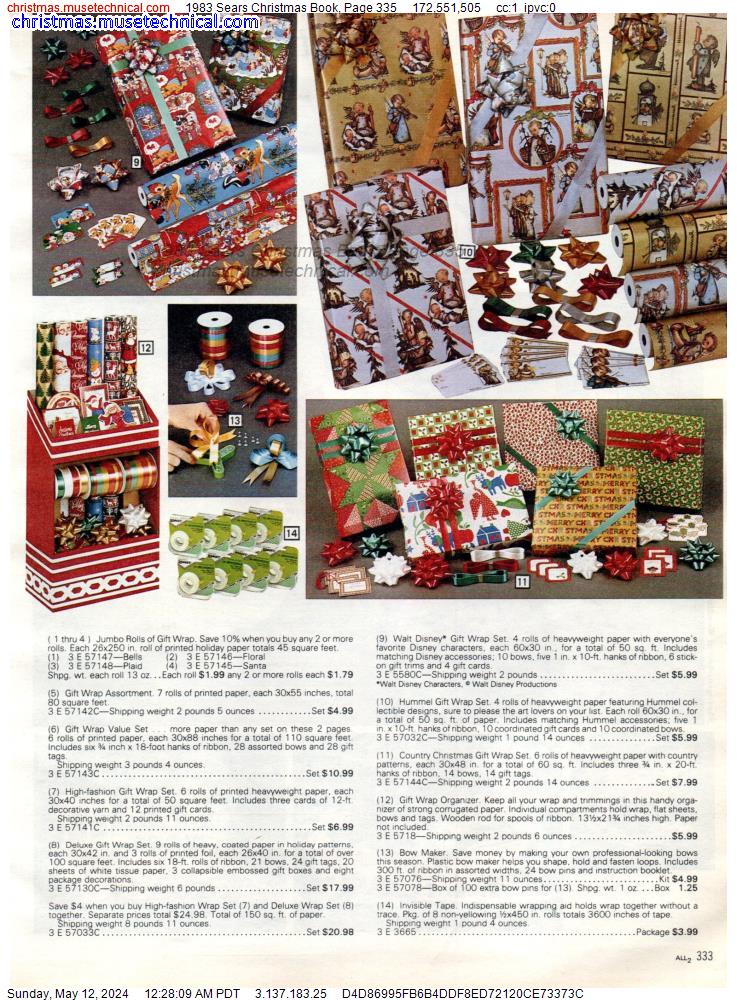 1983 Sears Christmas Book, Page 335