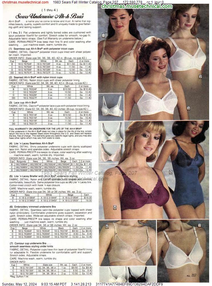 1983 Sears Fall Winter Catalog, Page 207
