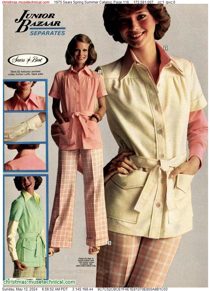 1975 Sears Spring Summer Catalog, Page 116