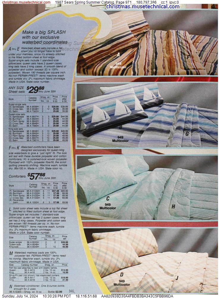 1987 Sears Spring Summer Catalog, Page 971