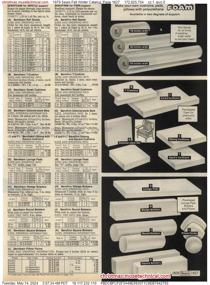 1979 Sears Fall Winter Catalog, Page 1627
