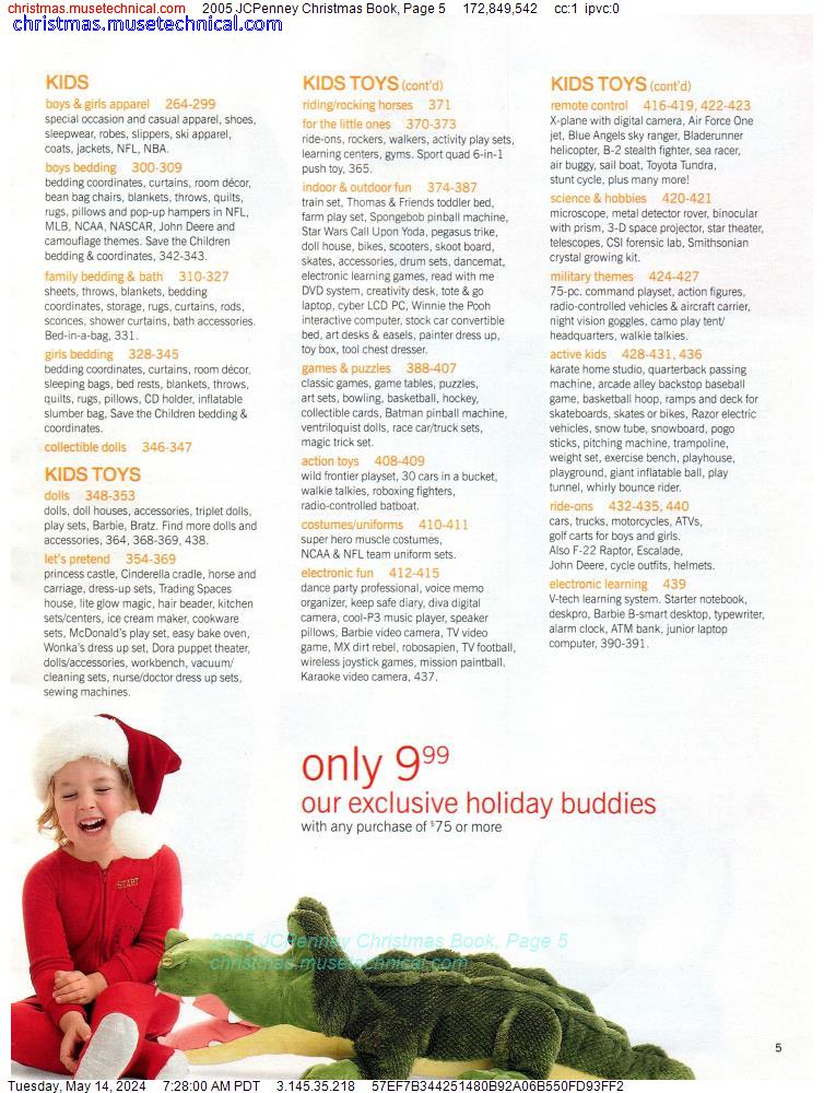 2005 JCPenney Christmas Book, Page 5