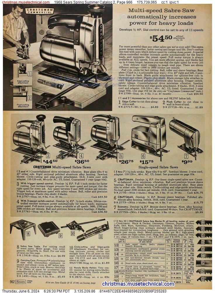 1968 Sears Spring Summer Catalog 2, Page 966