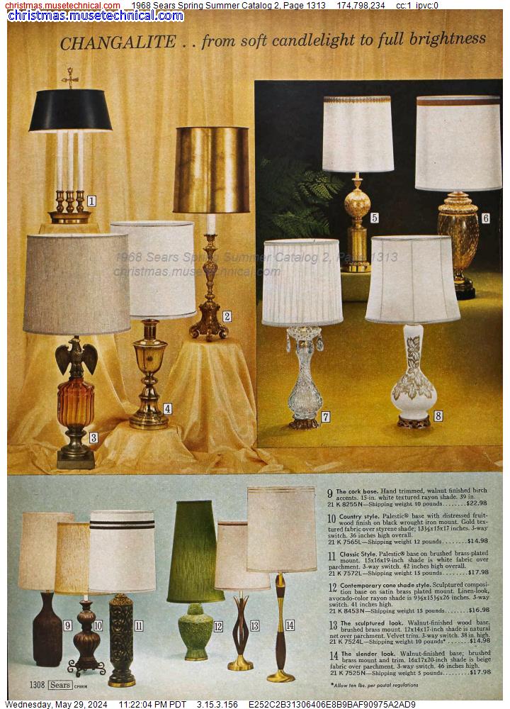 1968 Sears Spring Summer Catalog 2, Page 1313