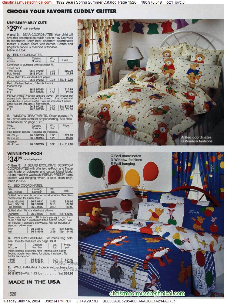 1992 Sears Spring Summer Catalog, Page 1526