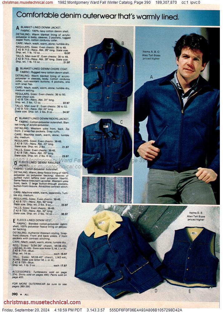 1982 Montgomery Ward Fall Winter Catalog, Page 390 - Catalogs & Wishbooks