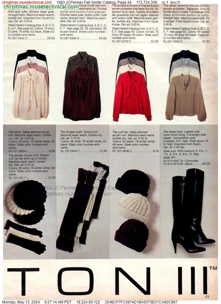 1983 JCPenney Fall Winter Catalog, Page 49
