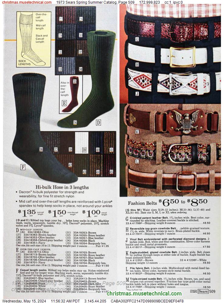 1973 Sears Spring Summer Catalog, Page 509