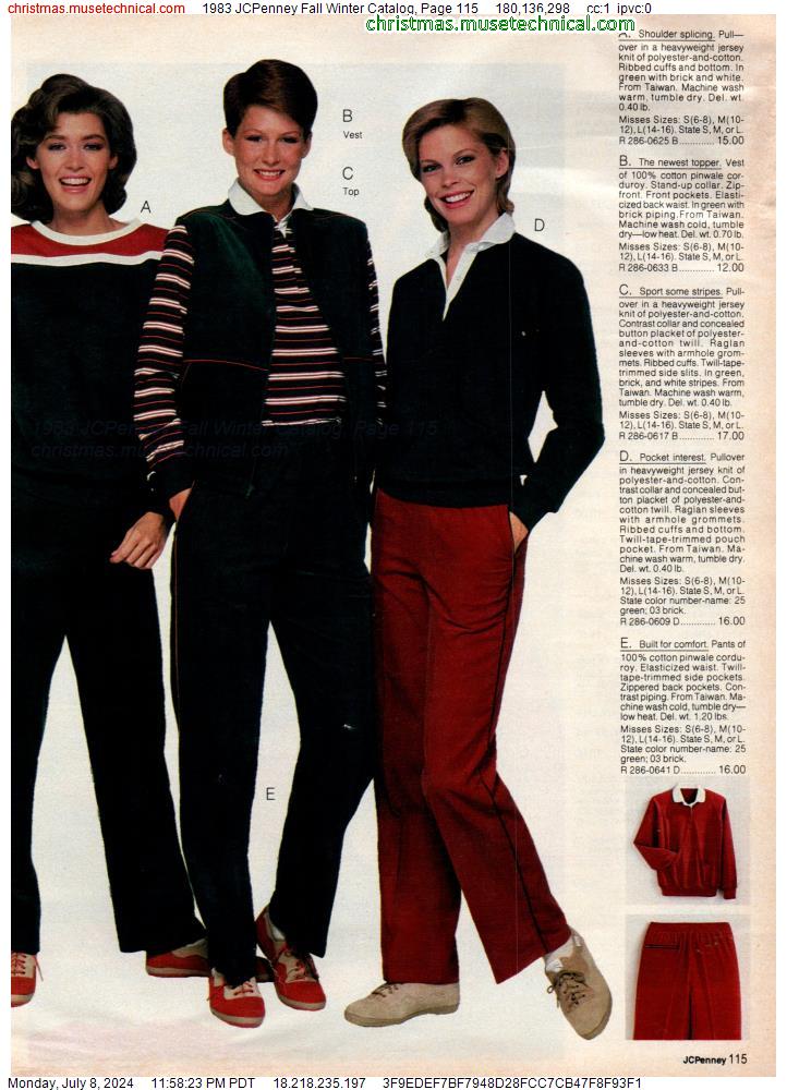 1983 JCPenney Fall Winter Catalog, Page 115