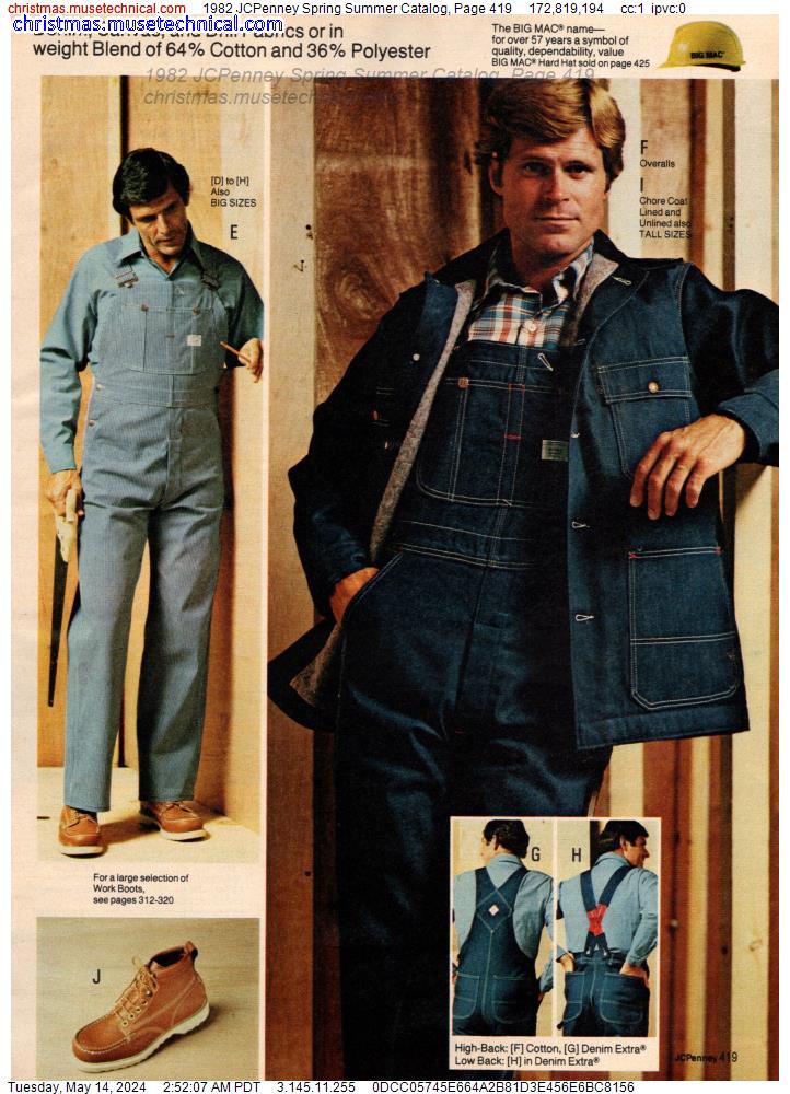 1982 JCPenney Spring Summer Catalog, Page 419