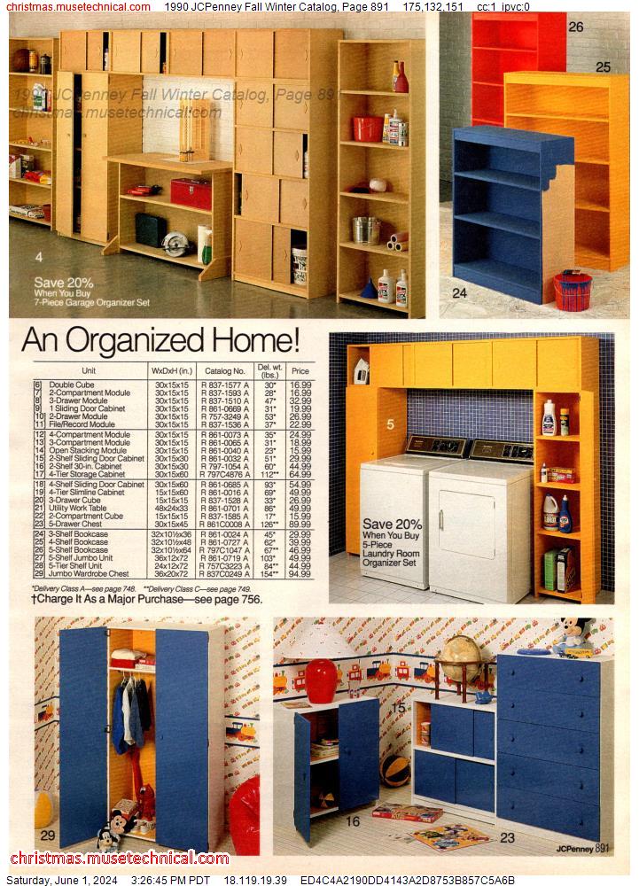 1990 JCPenney Fall Winter Catalog, Page 891