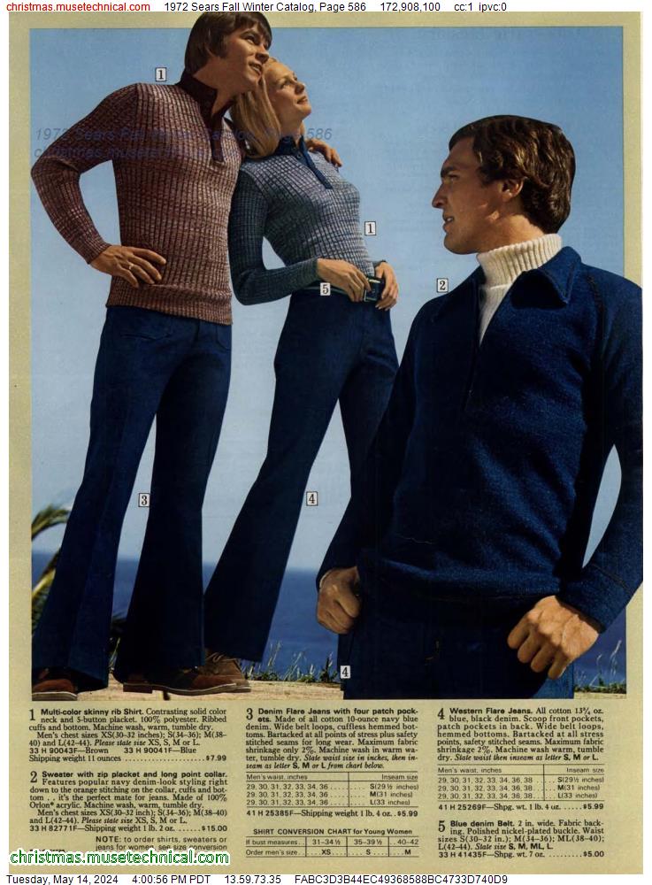 1972 Sears Fall Winter Catalog, Page 586