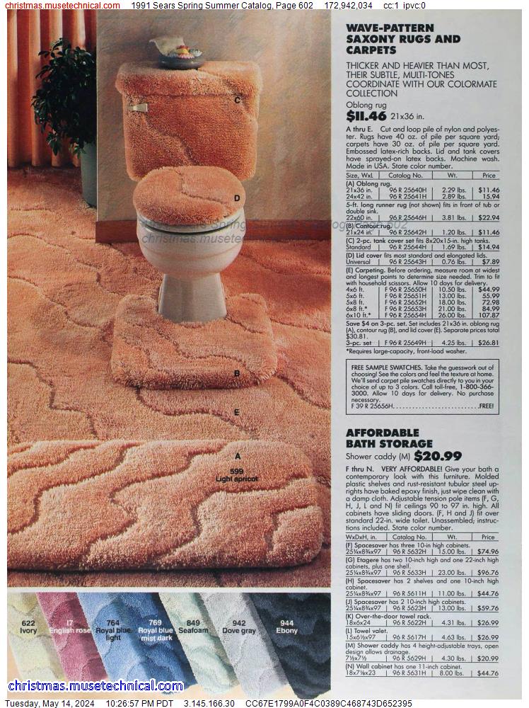 1991 Sears Spring Summer Catalog, Page 602