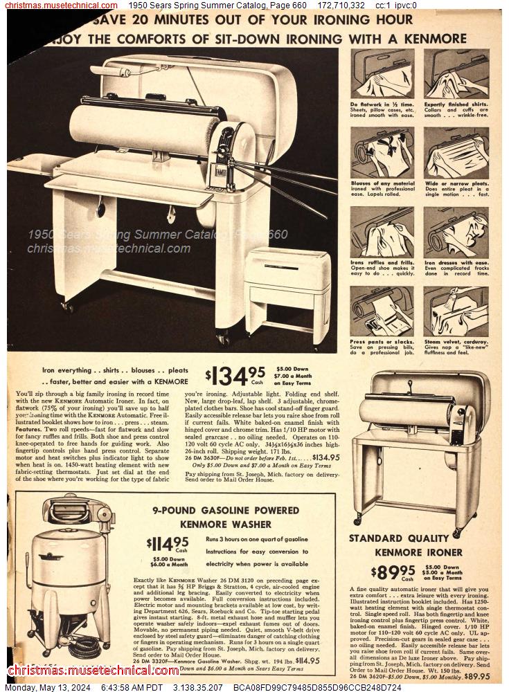 1950 Sears Spring Summer Catalog, Page 660