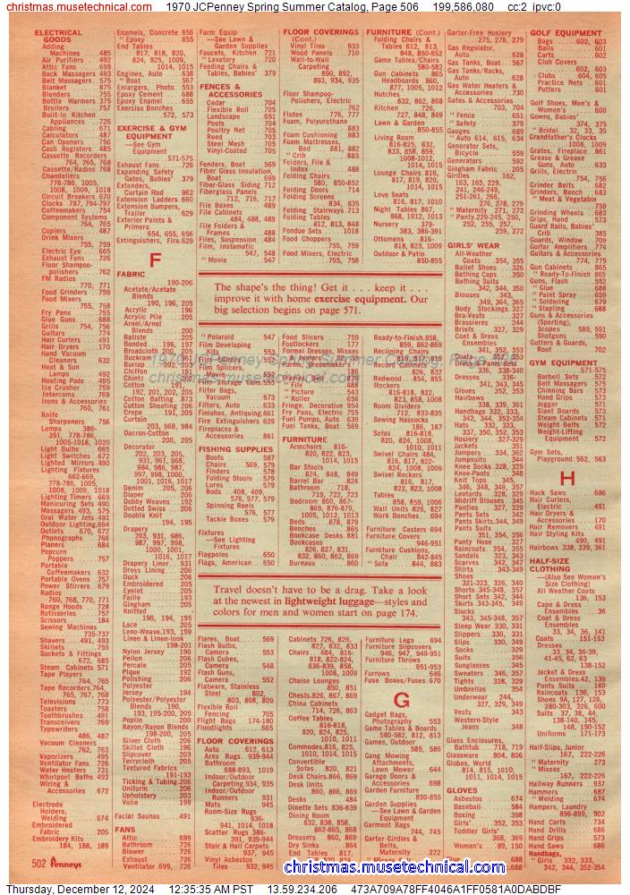 1970 JCPenney Spring Summer Catalog, Page 506