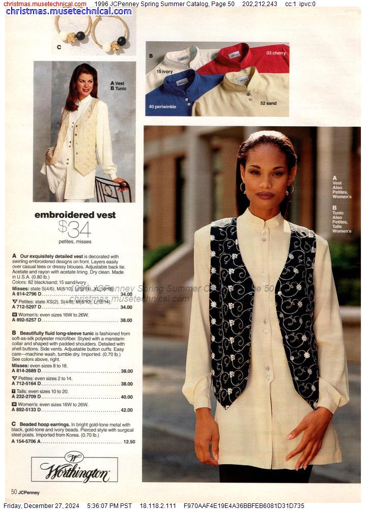 1996 JCPenney Spring Summer Catalog, Page 50