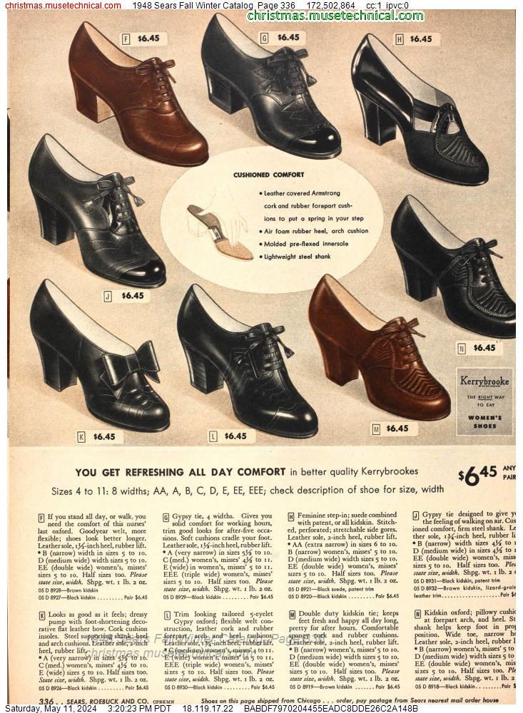 1948 Sears Fall Winter Catalog, Page 336