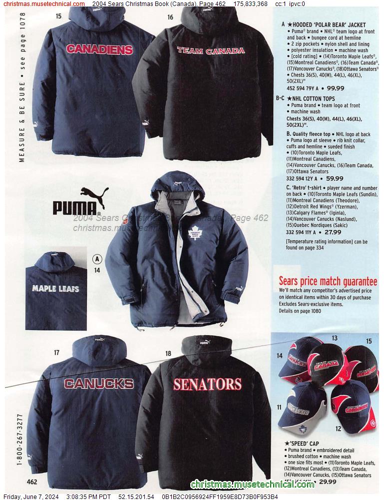 2004 Sears Christmas Book (Canada), Page 462