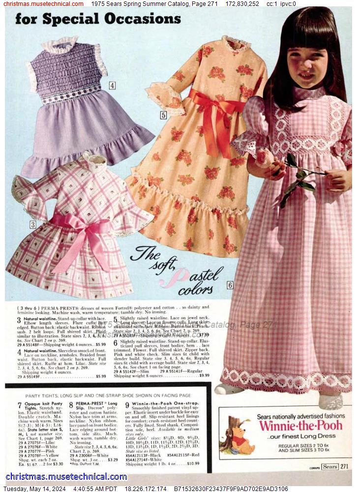 1975 Sears Spring Summer Catalog, Page 271