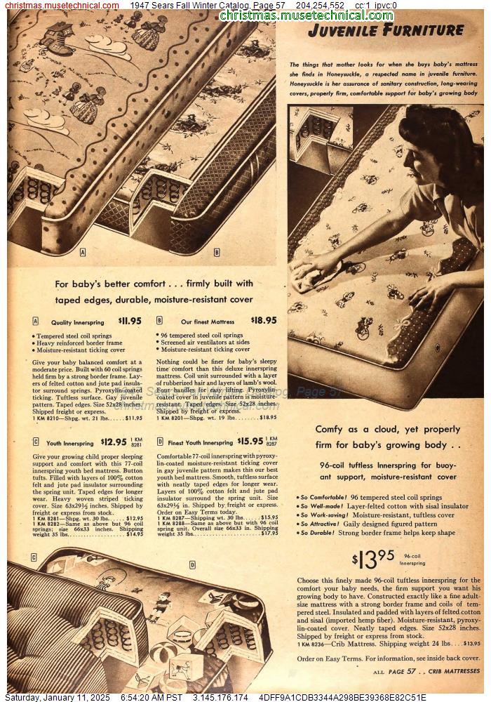 1947 Sears Fall Winter Catalog, Page 57