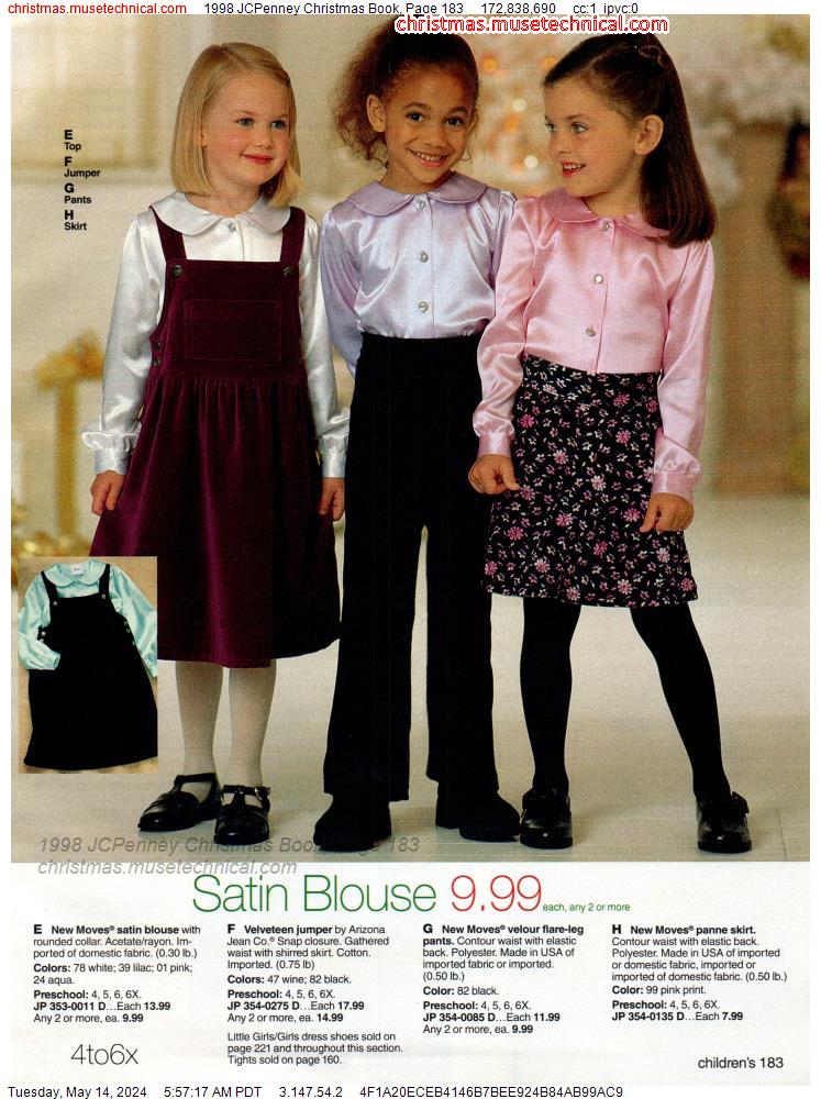 1998 JCPenney Christmas Book, Page 183