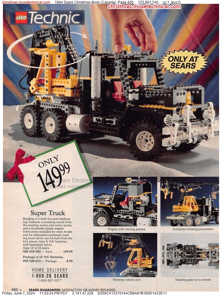1994 Sears Christmas Book (Canada), Page 400